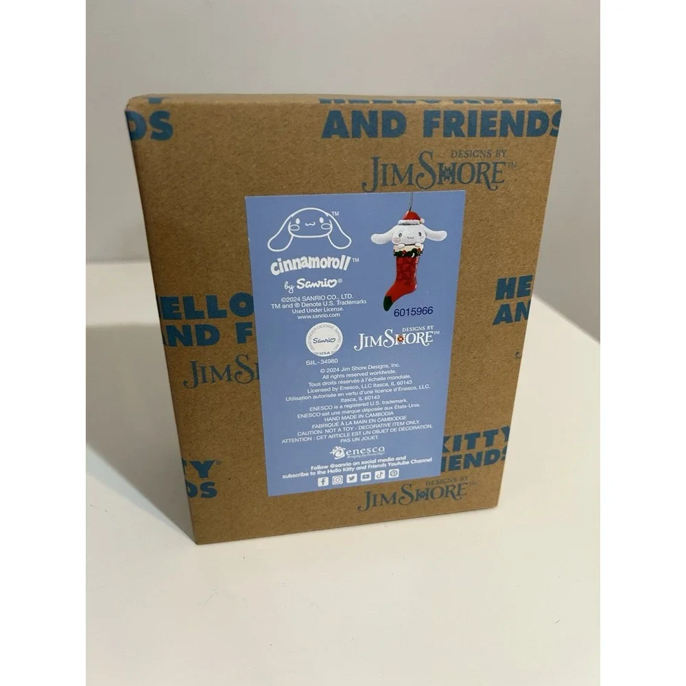 Enesco Jim Shore Hello Kitty And Friends‎ Cinnamoroll Christmas Ornament